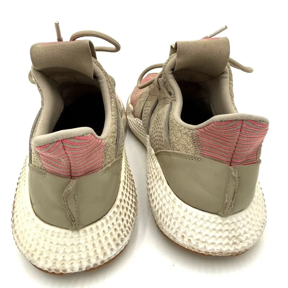 Adidas Men's Prophere Trace Leather Khaki Sneakers Size 10 - Picture 6 of 8